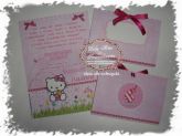 Convite Envelope Hello Kitty Rosa