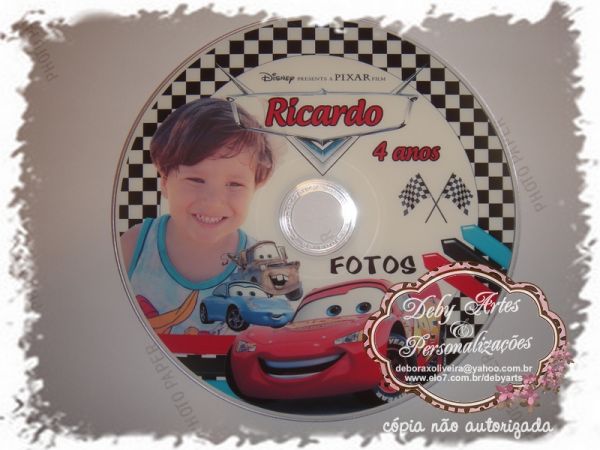 DVD LEMBRANCINHA Carros