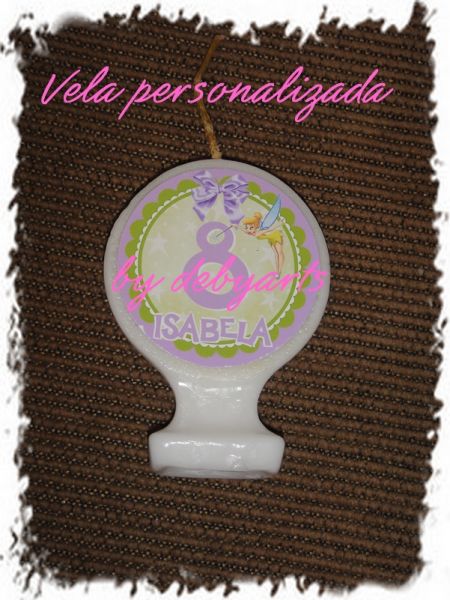 Vela Tinkerbell Sininho