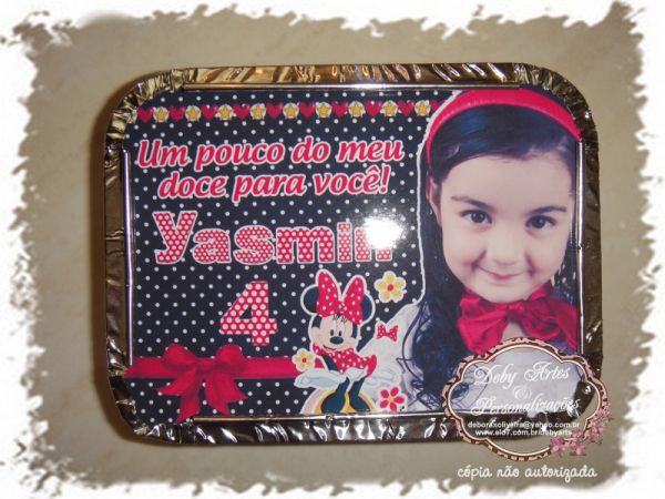 Marmitinha MINNIE Vermelha modelo 1