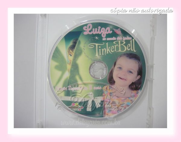 DVD LEMBRANCINHA Sininho Tinkerbell