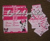 Kit Etiqueta Escolar Minnie Rosa 2